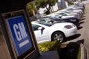 Chevrolet cars are seen at a GM dealership in Miami in this file photo