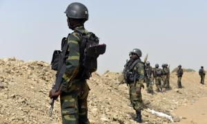 Cameroonian soldiers patrolling in the Cameroonian&nbsp;&hellip;