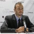 Paralympic and Olympic runner Pistorius of South Africa speaks during a news conference after the official opening ceremony of the Doha GOALS forum in Doha