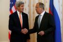 Russian Foreign Minister Lavrov meets with U.S. Secretary of State Kerry in Moscow