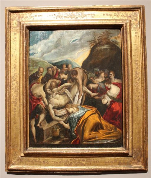Imagen de la obra "El entierro de Cristo", de El Greco (1541-1614). EFE/Archivo