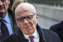 Rupert Murdoch, the chairman of News Corp and 21st Century Fox, arrives at New York State Supreme Court with his lawyers in New York