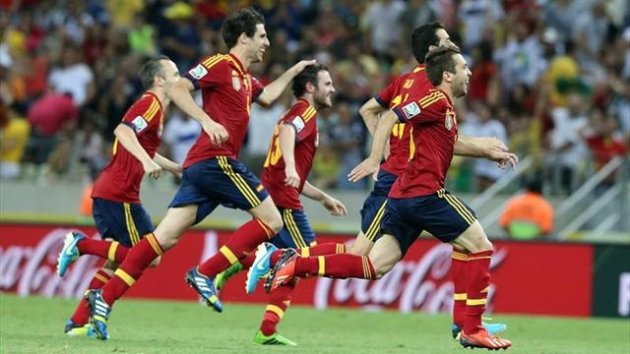 España celebra el pase a la final tras vencer en los penaltis a Italia