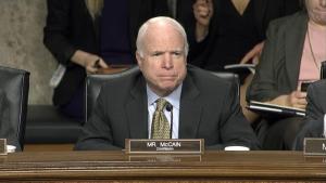 Senator John McCain Calls Out Protesters Who Swarmed &hellip;