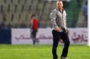 Egypt's coach Shawky Gharib is pictured during their African Nations Cup qualifying soccer match against Senegal in Cairo