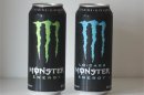 Two cans of Monster Energy drink are pictured in this photo-illustration shot in Los Angeles