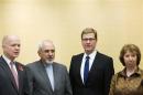 Hague, Zarif, Westerwelle and Ashton attend the third day of closed-door nuclear talks in Geneva