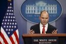 Ben Rhodes speaks about the Obama visit to Cuba at the White House in Washington