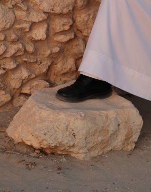 In this picture taken July 8, 2013, Bahraini archaeologist …