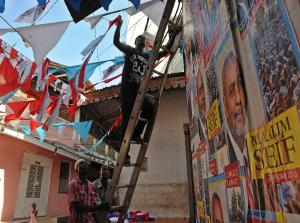 Residents of Stone Town in Zanzibar hang opposition&nbsp;&hellip;