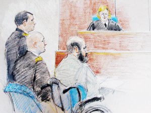 FILE - This June 11, 2013, file courtroom sketch shows …