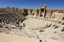 The Roman amphitheatre in the ancient city of Palmyra in Syria, pictured on March 31, 2016