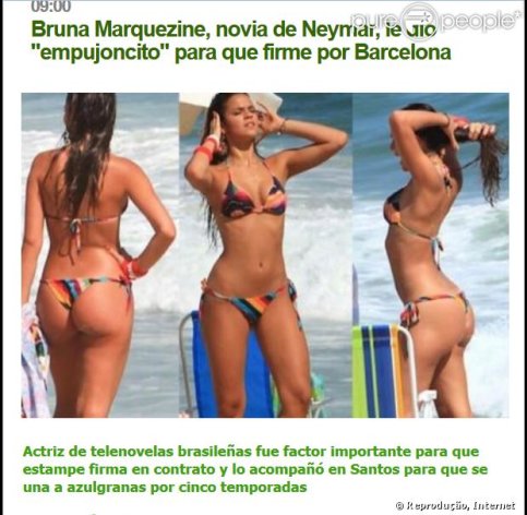 Bruna Marquezine é destaque em diário espanhol (Reprodução)