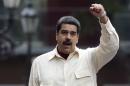 Venezuela's President Nicolas Maduro attends a rally to celebrate the 206th anniversary of the Declaration of Independence, in Caracas