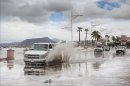 Imagen tomada el jueves 29 de agosto de 2013, de la bahía de La Paz en el estado mexicano de Baja California tras el paso de la tormenta tropical "Juliette" que la noche del miércoles tocó tierra en el noroeste de México. EFE/Archivo