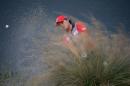 Ha Na Jang of South Korea plays a shot on the 18th hole during the third round of the CME Group Tour Championship at Tiburon Golf Club on November 21, 2015 in Naples, Florida