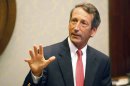 File photo of South Carolina Governor Mark Sanford addressing the media at a news conference at the State House in Columbia