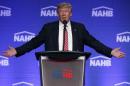 Republican presidential candidate Donald Trump speaks to the National Association of Home Builders, Thursday, Aug. 11, 2016, in Miami Beach, Fla. (AP Photo/Evan Vucci)