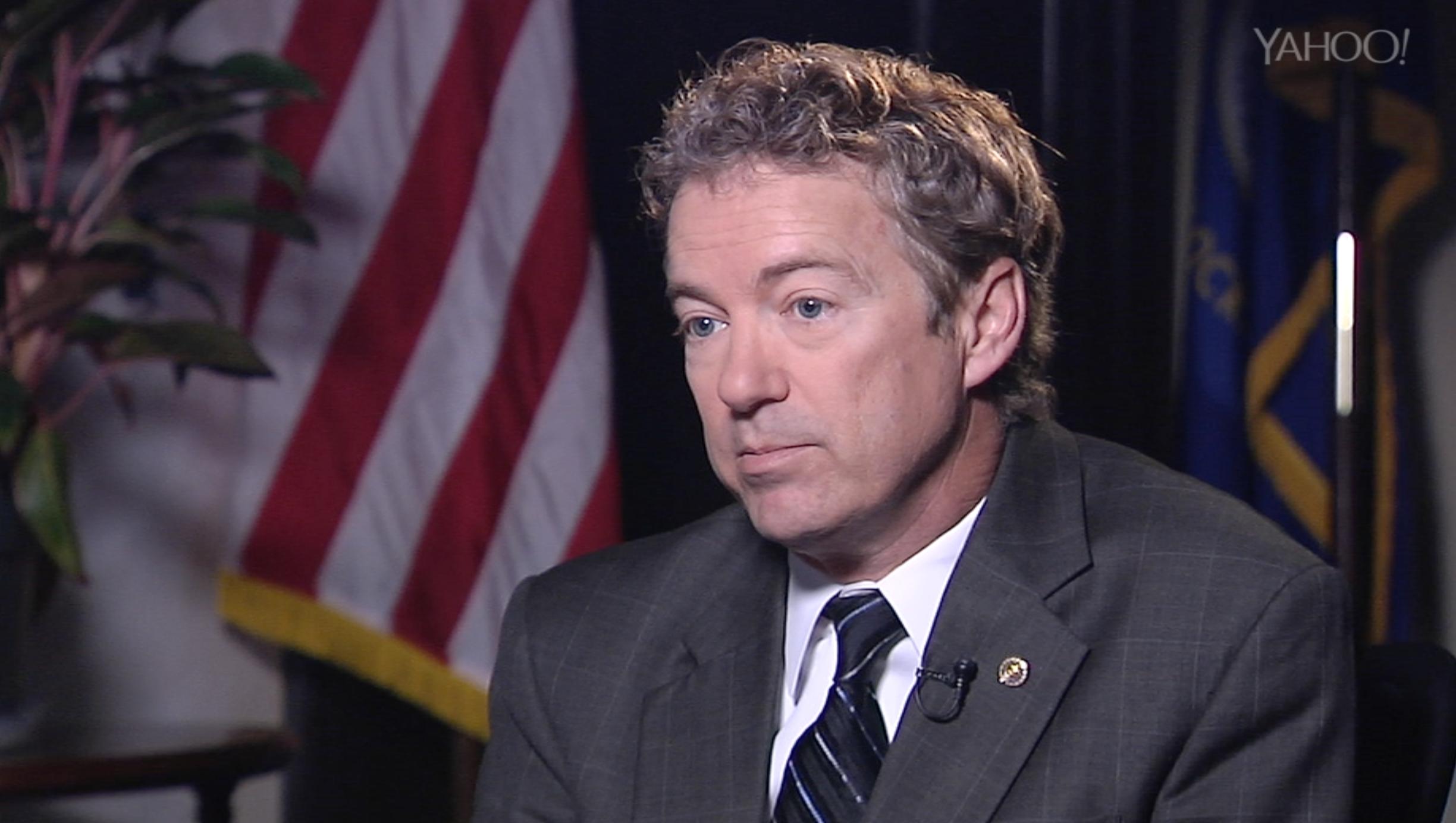 Senator Rand Paul slams Hillary Clinton in interview with Katie Couric