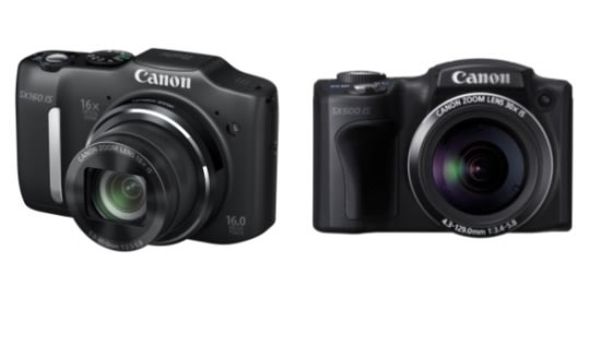 Canon PowerShot SX500 IS 及 PowerShot SX160 IS 正式發佈！