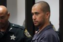 Zimmerman makes his first appearance on second degree murder charges in the shooting death of Trayvon Martin in courtroom J2 at the Seminole County Correctional Facility in Sanford