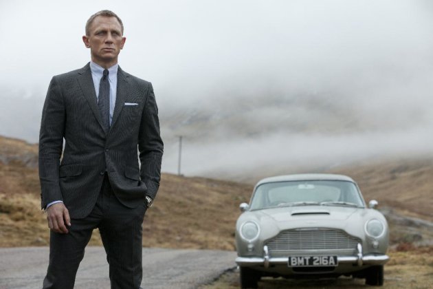 This film image released by Columbia Pictures shows Daniel Craig as James Bond in the action adventure film, "Skyfall." (AP Photo/Sony Pictures, Francois Duhamel)