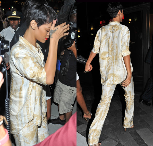 Rihanna, PJs, fashion