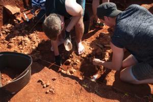 Archeology students excavating a site near the Cradle&nbsp;&hellip;