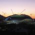 A view of the Bolshoy Ice Dome in the Olympic Park to be used for the Sochi 2014 Winter Olympics