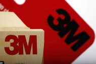 <p>               FILE - In this file photo made Jan. 26, 2010, the 3M Co. logo is seen on some of their products in Philadelphia. 3M Co. annouced Tuesday, Oct. 23, 2012, that it is reducing its profit expectations for this year because of what it calls "current economic realities." 3M makes everything from Post-it notes and Scotch tape to roofing granules, coatings for LCD screens, and traffic sign coatings. The variety of its businesses and its worldwide footprint make it an economic bellwether. And CEO Inge Thulin said what it's seeing right now is a "slow-growth economy." (AP Photo/Matt Rourke, file)