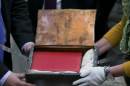 The contents of a 113-year-old time capsule