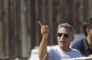 George Clooney arrives at the Venice Film Festival