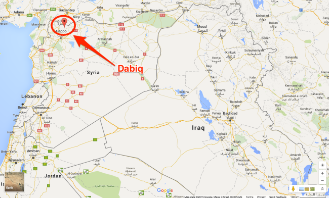 Dabiq map Syria