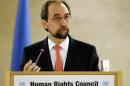 United Nations High Commissioner for Human Rights Al Hussein addresses the 31st session of the Human Rights Council in Geneva