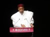 Niger's President Mahamadou Issoufou talks during the UNCTAD XIII opening ceremony in Doha
