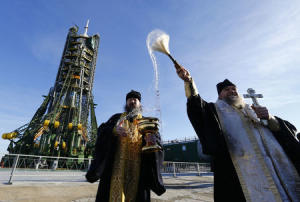 Orthodox priests conduct a blessing in front of the&nbsp;&hellip;