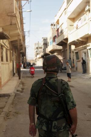 A soldier loyal to Syria's President Bashar al-Assad &hellip;
