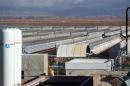 A view of the Noor 1 Concentrated Solar Power (CSP) plant, some 20km (12.5 miles) outside the central Moroccan town of Ouarzazate on October 17, 2015