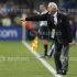 Ireland's coach Trapattoni shouts to players during Euro 2012 soccer match against Croatia in Poznan