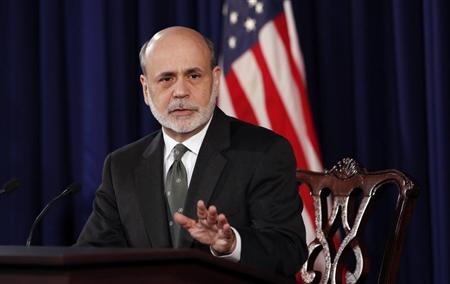 U.S. Federal Reserve Chairman Ben Bernanke speaks during a news conference in Washington December 12, 2012. REUTERS/Kevin Lamarque