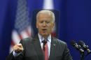 U.S. Vice President Joe Biden delivers his speech at Yonsei University in Seoul
