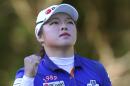 Ha Na Jang, of South Korea, pumps her fist after her putt on the first hole during the second round of the Coates Golf Championship LPGA tournament at the Golden Ocala Golf and Equestrian Club in Ocala, Fla., Thursday, Jan. 29, 2015. (AP Photo/The Ocala Star-Banner, Bruce Ackerman) MAGS OUT