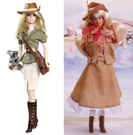 Australia Barbie, 2012 and 1993