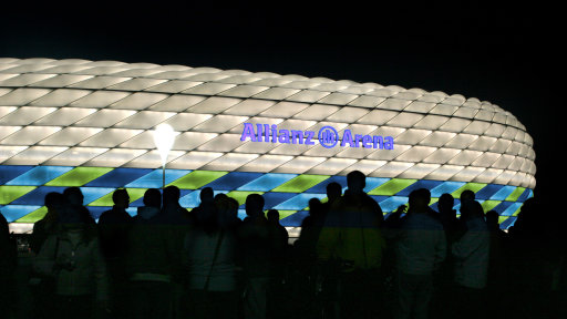 Allianz Arena Illuminated for UEFA Champions League Final