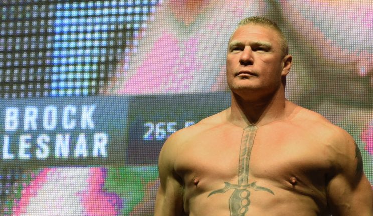 Former UFC heavyweight champion Brock Lesnar faces Mark Hunt in the co-main event Saturday at T-Mobile Arena.