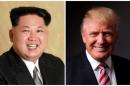 A combination photo of North Korean leader Kim Jong Un and Republican U.S. presidential candidate Donald Trump