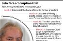Lula faces corruption trial