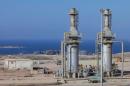 File photo of the Marsa al Hariga oil port in the city of Tobruk,