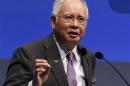 Malaysia's Prime Minister Najib Razak addresses the World Islamic Economic Forum in London