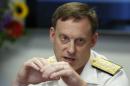 NSA Director Adm. Michael Rogers speaks at a Reuters CyberSecurity Summit in Washington